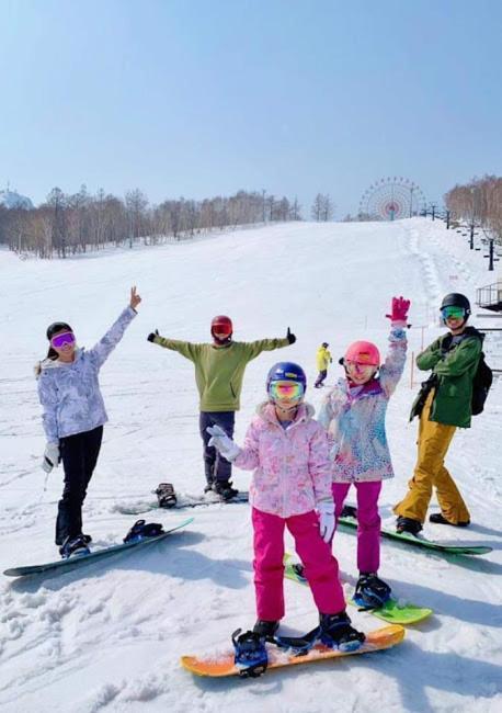 Sapporo Luxury Log House 5Brm Max 18Ppl 4 Free Parkingヴィラ エクステリア 写真