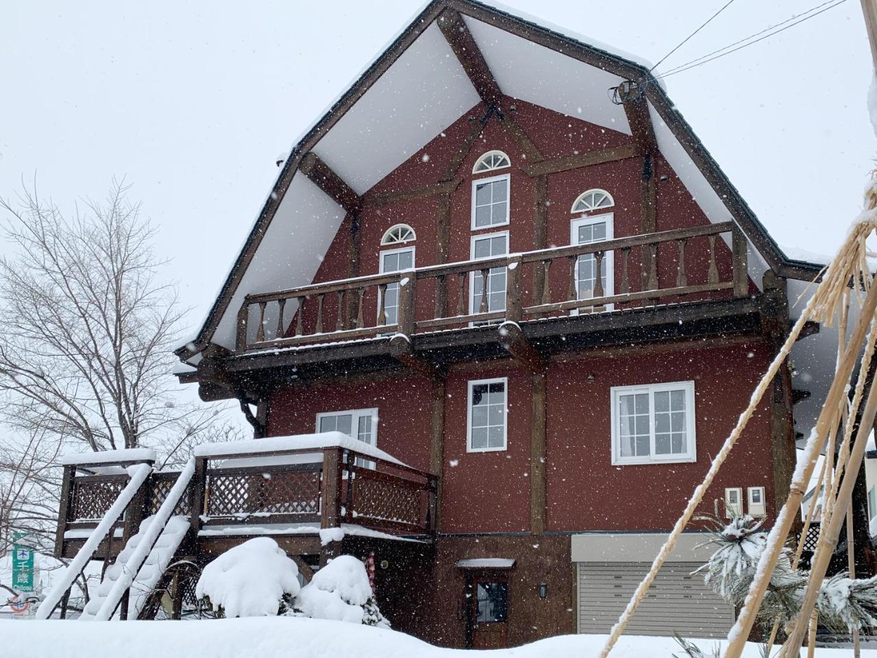 Sapporo Luxury Log House 5Brm Max 18Ppl 4 Free Parkingヴィラ エクステリア 写真